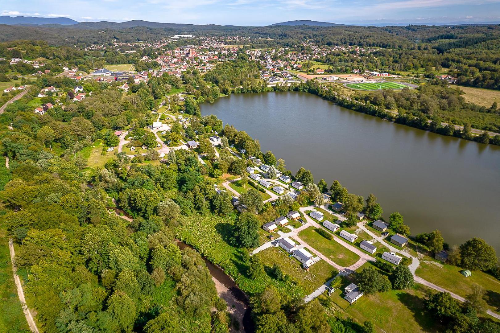 Camping Les Ballastieres - Vosges Du Sud Champagney Exterior photo